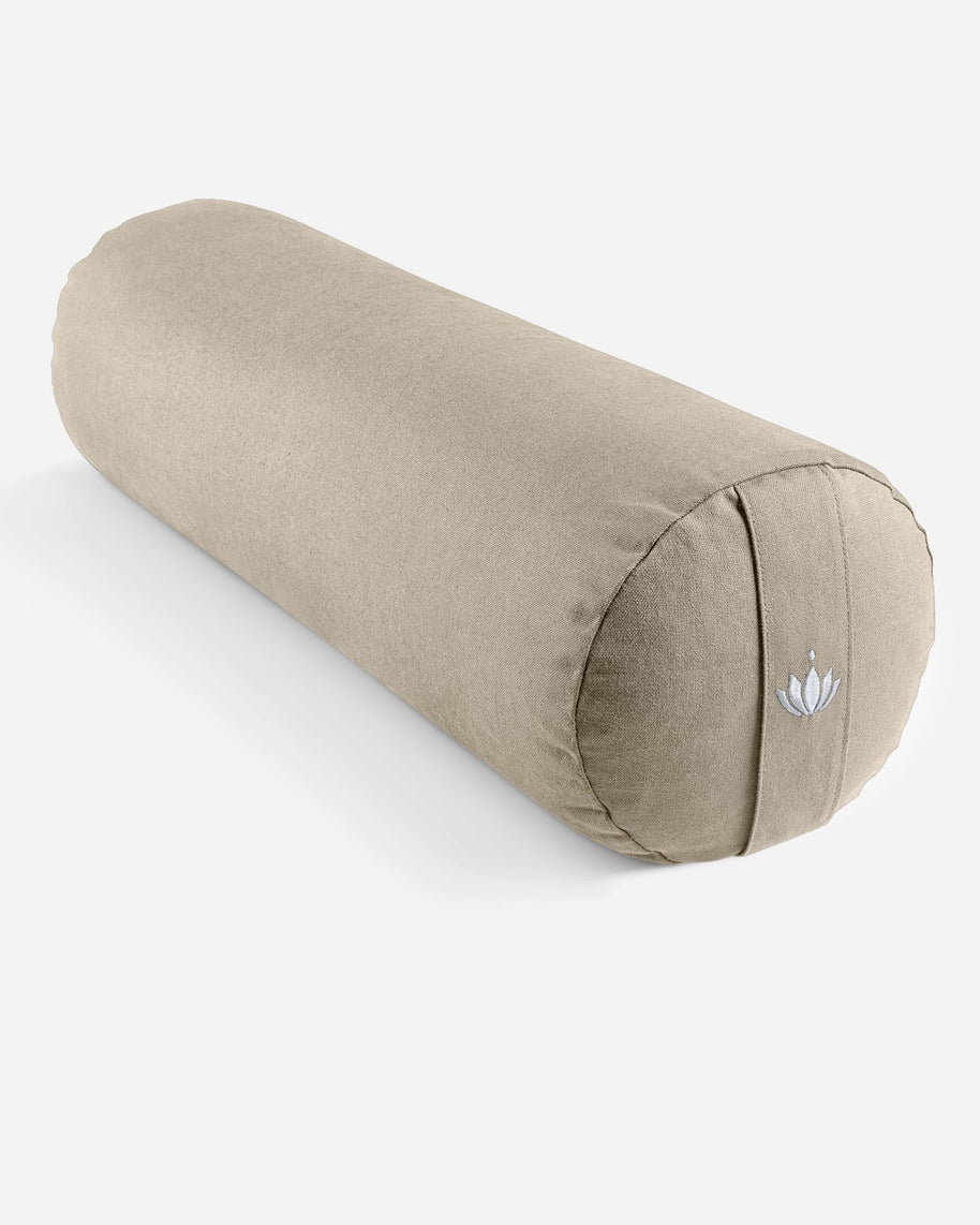 natuurkleur yogabolster van biologisch katoen