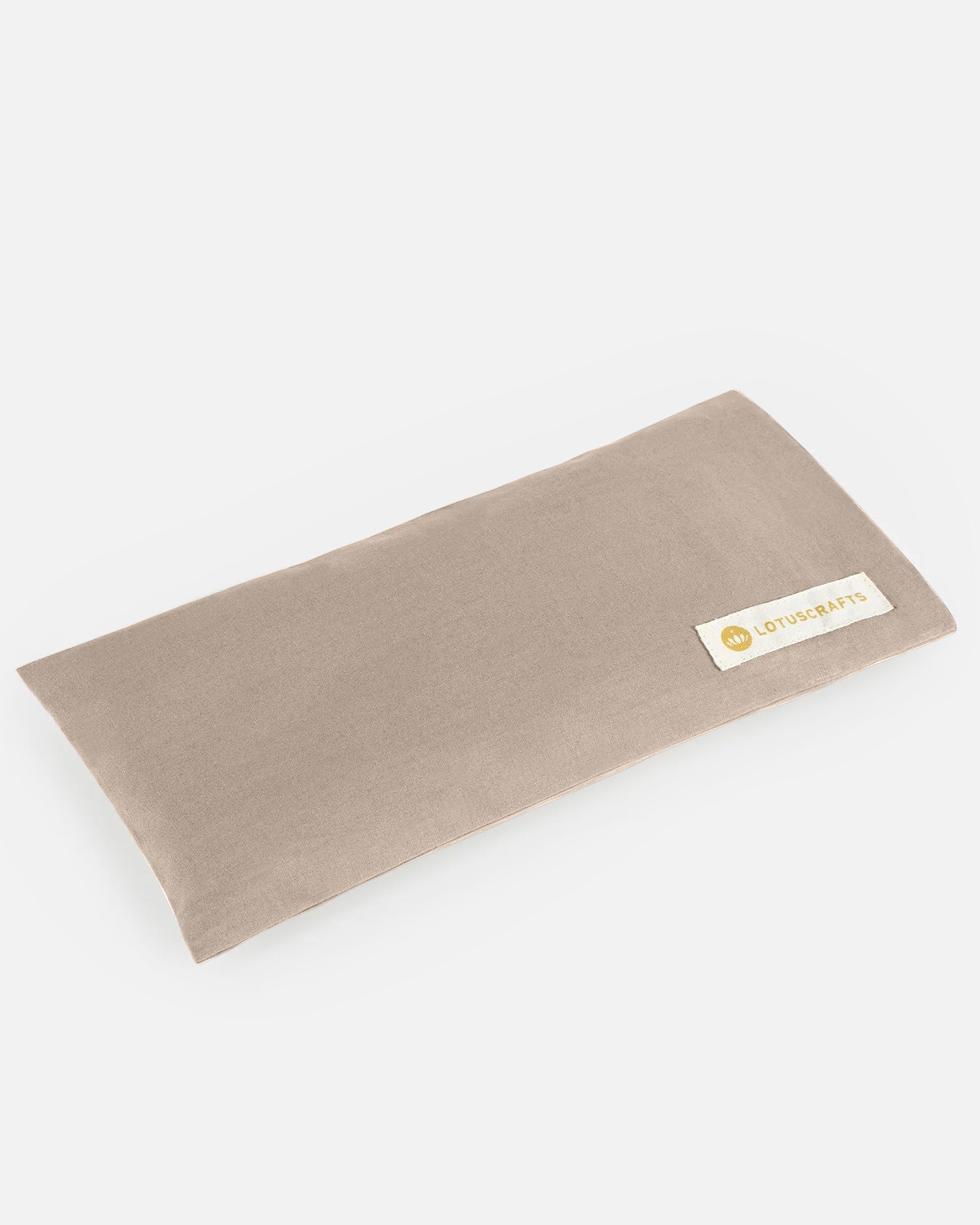 Taupe oogkussen voor meditatie en ontspanning