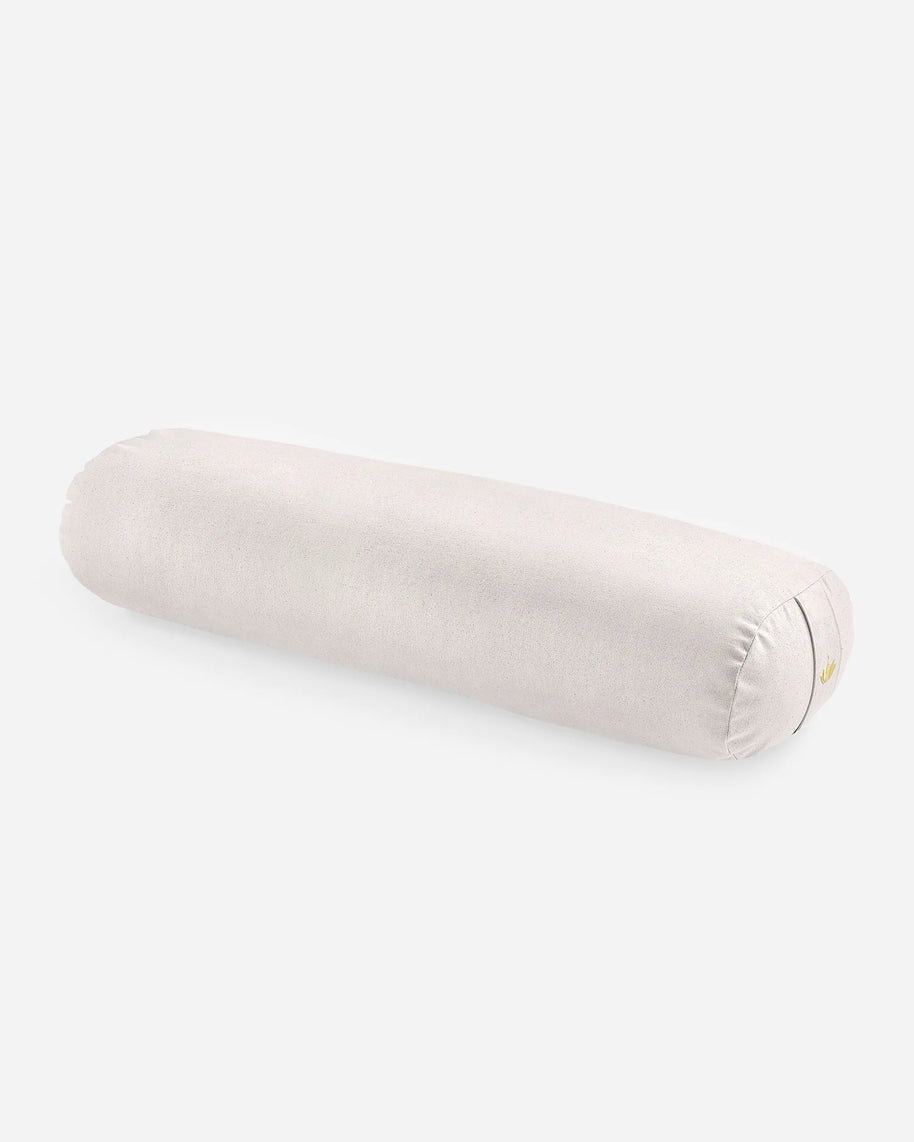 Yoga bolster Restorative S in beige, natuurlijke tint, wit