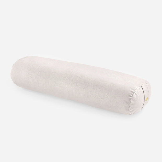 Yoga bolster Restorative S in beige, natuurlijke tint, wit