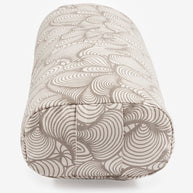 Yoga bolster Restorative S in bladeren print patroon natuurlijk