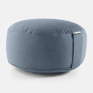 Blauwgrijs meditatiekussen van 15 cm hoog