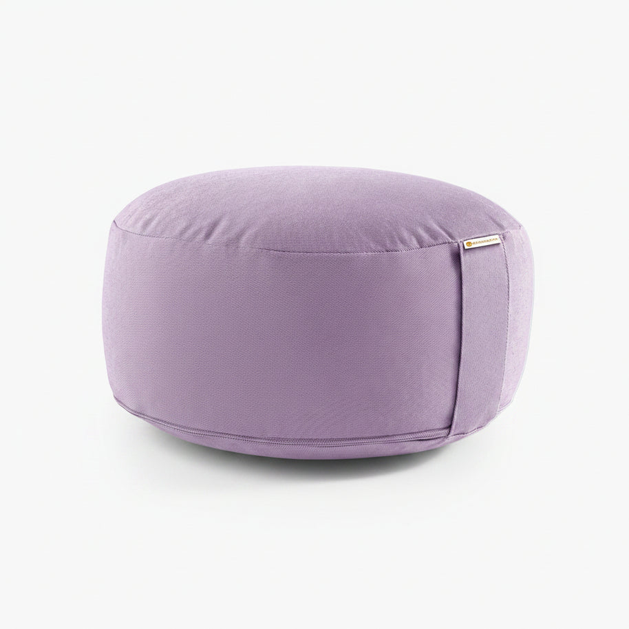 Lila meditatiekussen van 15 cm voor yoga en meditatie