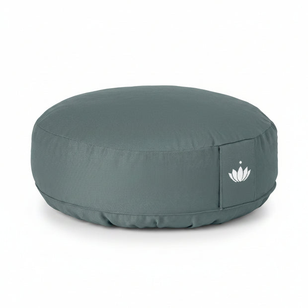 Laag Lotuscrafts meditatiekussen van 10 cm in groen