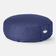 Donkerblauw Lotuscrafts meditatiekussen voor yoga en meditatie