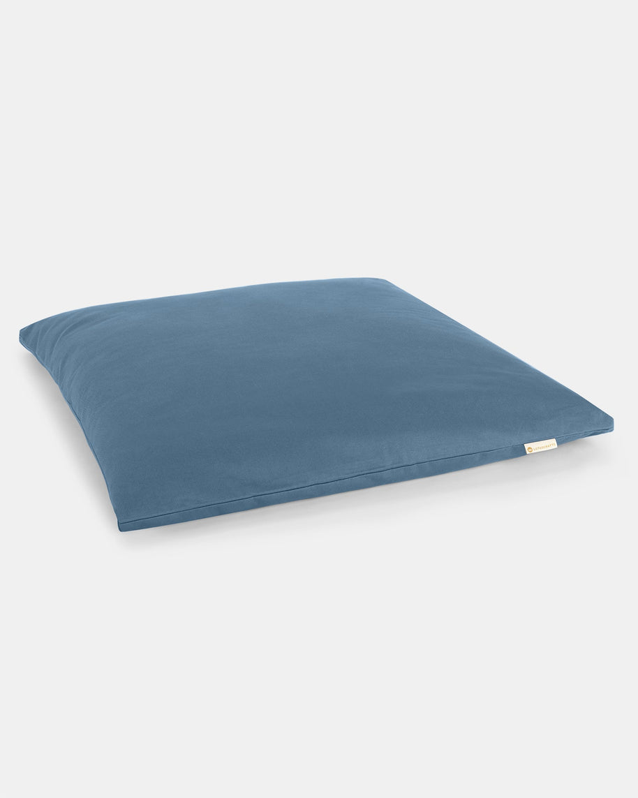 Zabuton meditatiemat petrol biologisch katoen