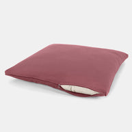 Zabuton meditatiemat rood bordeaux met rits en wasbare hoes