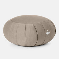 Taupe Zafu meditatiekussen voor meditatiehoek