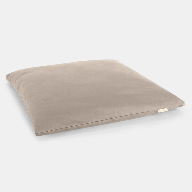 Zabuton meditatiemat taupe biologisch katoen