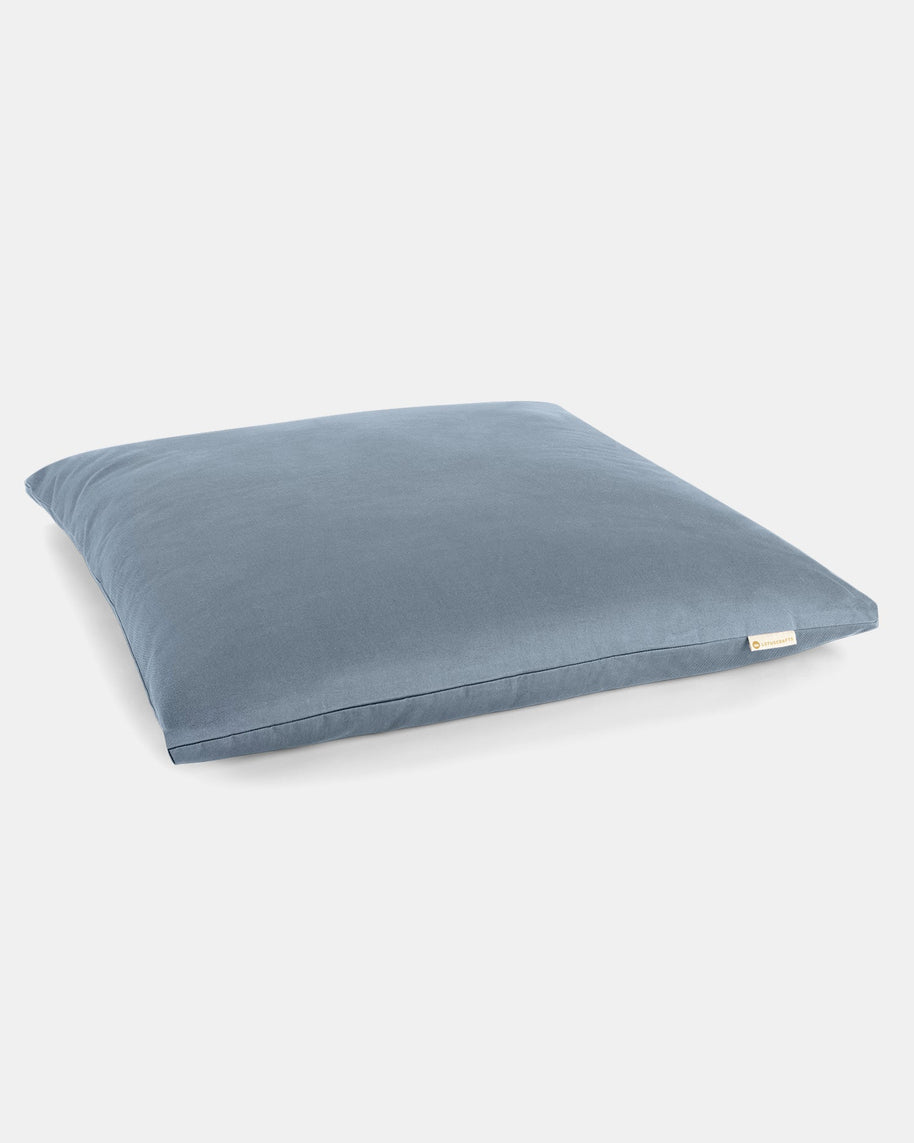 Zabuton meditatiemat blauw biologisch katoen