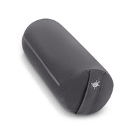 Antracietkleurige yoga bolster van duurzaam materiaal, perfect voor yin yoga en herstelmomenten