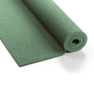 Detail van de open celstructuur van de EXTRA yogamat met krachtige antislip voor stabiliteit tijdens yoga oefeningen. Olijf groen